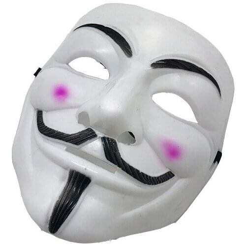 V for Vendetta Mask Halloween Masquerade Scary Party Supplies Cosplay Costume Accessory Props Anonymous Masks