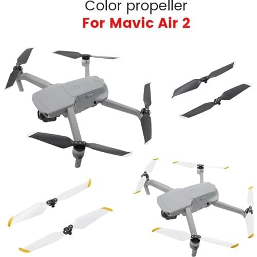 1/2 Pair Propeller for Mavic Air 2 Quick Release 7238F Noise Reduction Blade Propeller for DJI Mavic Air 2 Accessories