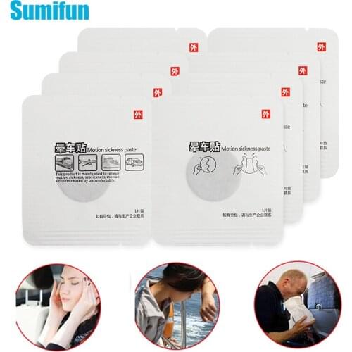 1/2 Pcs Motion Sickness Patch Chinese herbal Medical Head pain relief plaster Anti Seasickness Motion sickness Health Care