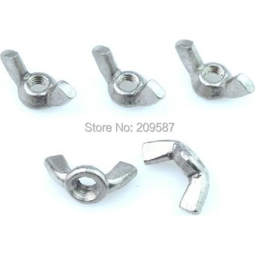 20pcs Metric Thread M4 304 Stainless Steel Wing Nuts Butterfly Nuts