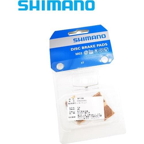 SHIMANO DEORE XT M03 Mountain Bike 2-Piston Narrow Metal Disc Brake Pads for BR-M755 with Spring Iamok Bicycle Parts