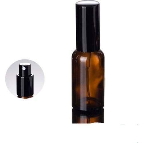 Spray Bottle Perfume Empty Amber Cosmetics Container Accessories Enclosure Packaging Storage box 30ml Travel Glass Oil Sprayer