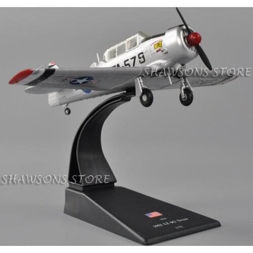 1:72 Scale Diecast Military Plane Model Toys USA LT-6G Texan Fighter Miniature Aircraft Replica