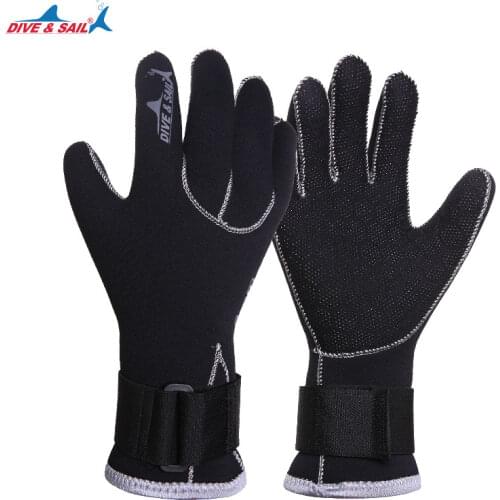 Men Women 3mm Neoprene Diving Gloves Antislip Warm Swimming Spearfishing Snorkeling Water Sports Gloves Anti-scratch Equipment