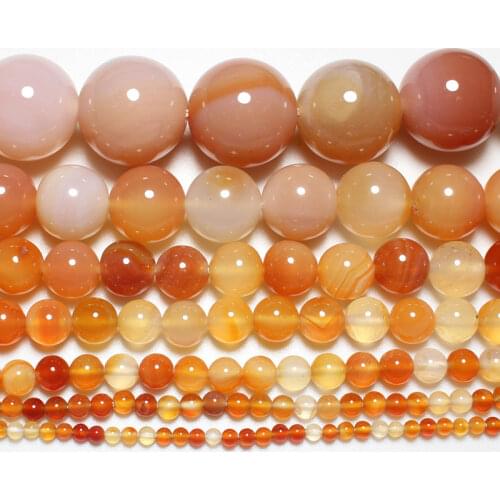 Natural Fashion Chalcedony agates 4-20mm Round Beads 15"/38cm, Wholesale For DIY Jewellery Free Shipping