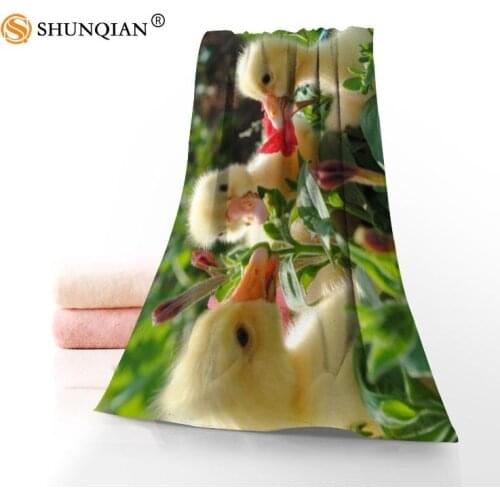 Custom duck Towels Microfiber Fabric Popular Face Towel/Bath Towel Size Print your picture