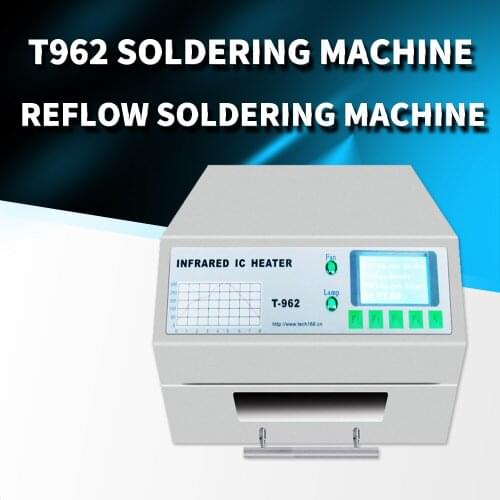 Ukraine warehouse PUHUI T-962 T962 Reflow Oven Infrared IC Heater Soldering Machine 800W 180 x 235 MM T962 For BGA SMD SMT