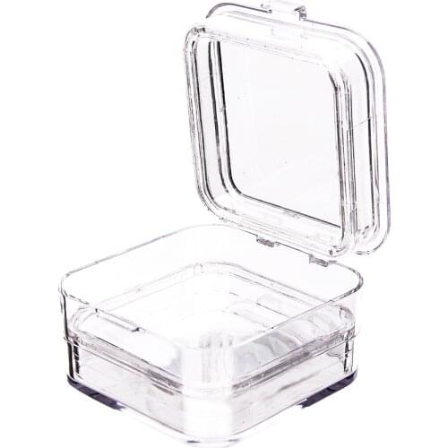 Transparent Dental Crown Box Durable Clear Membranes Box Retainer Box