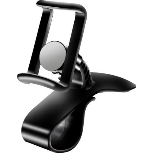 Car Dashboard Phone Holder 360 Degree Adjustable Universal Cell Phone Mount Stand Easy Clip GPS Display Bracket Accessories Gift