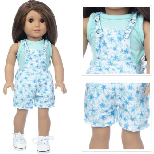Blue Summer Suit fits for American girl 18" american girl doll alexander doll best gift