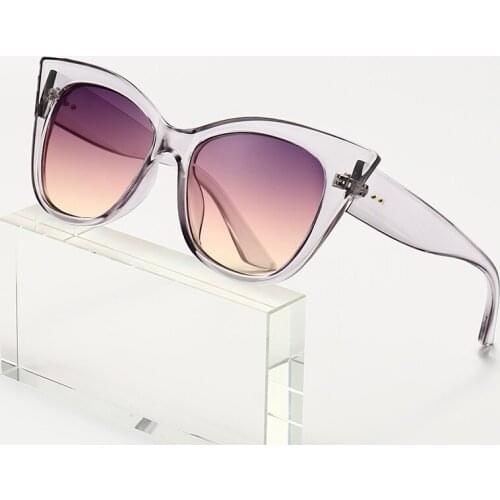 KIYO Brand 2021 New Women Men Cat Eye Sunglasses PC Fashion Sun Glasses High Quality UV400 Sport Eyewear 2108