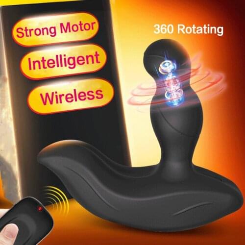 Rotating Anal Sexy Toy for Man Massage Vibrator Remote Control Men Masturbator Prostate Butt Plug Sexy Adult Products Adult Toys