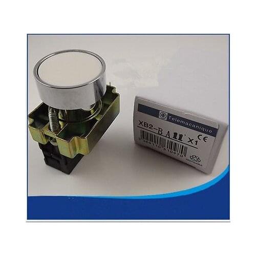 1 NO XB2-BA11 Momentary White Flush Pushbutton