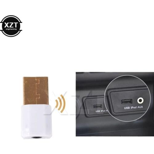 1PCS FOR Car Mini Bluetooth AUX Receiver Adapter Stereo Wireless Speakers Audio Manos Libres Bluetooth Para Autos For tablet