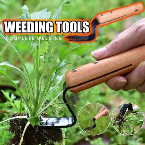 1pc Garden Outdoor Removal Stainless Steel Digging Lawn Multifunction Weeder Garden Weeder Tool Easy For Seed Disseminators L3