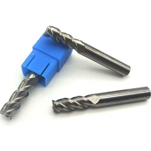 16mm Alloy Coating Tungsten Steel Tool By Aluminum Cnc Maching 3 Blade Endmills Top Milling Cutter Wood Milling Cutter