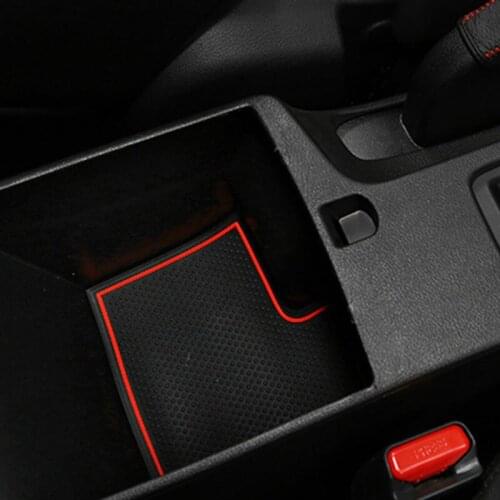 18pcs for hyundai ELANTRA 2014-2015 Door slot Storage boxGlove box non-slip mat