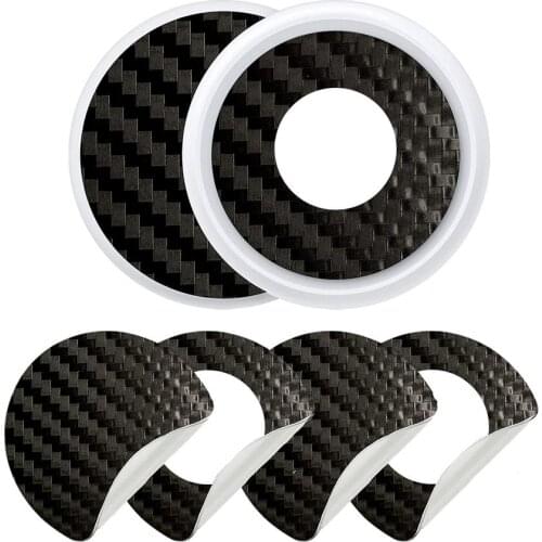 2PCS Black Protective Flims Skins Anti-scratch Carbon Fiber Films Suitable Protector Black Sticker Protective Films For Airtags