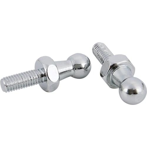 2x 10mm BALL STUD BOLT M6 for Gas Strut Struts Ball Ended Bolt Bonnet STD 001