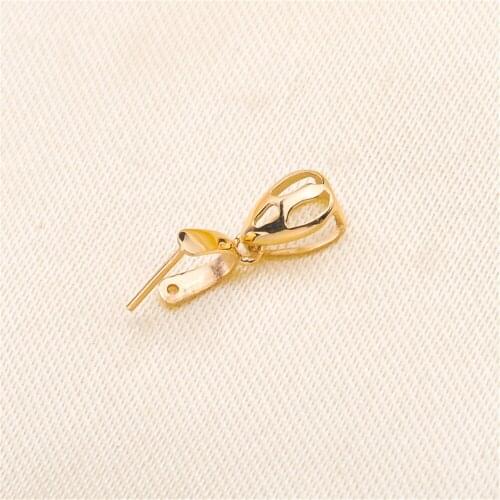 DIY accessories 18K gold button accessories button 18K pendant button melon seed buckle jade jade crystal clip buckle