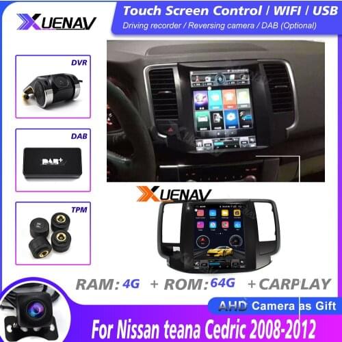 Car Autoradio stereo for Nissan teana Cedric 2008 2009 2010 201 1 2012 car radio multimedia player DVD player car autoradio