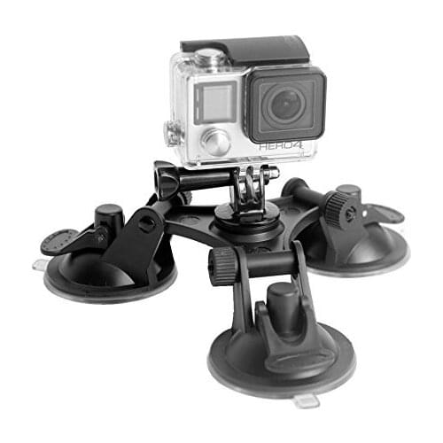 Car Sucker Holder Mount Suction Cup for Go Pro Hero 4 3 2 1 For SJ4000 sj5000 SJ7000 SJ8000 F60 EKEN H9 yi camera