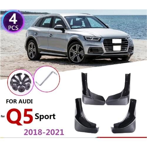 4 PCS Car Mudflaps for Audi Q5 Q5L S-Line Sport YF 2018 2019 2020 2021 Fender Mud Guard Flap Splash Flaps Mudguards Accessories