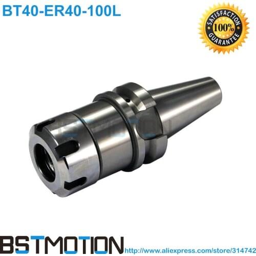 BT40 ER40 100mm ER Spring Collet Chuck CNC Milling Toolholder Work on CNC Machine
