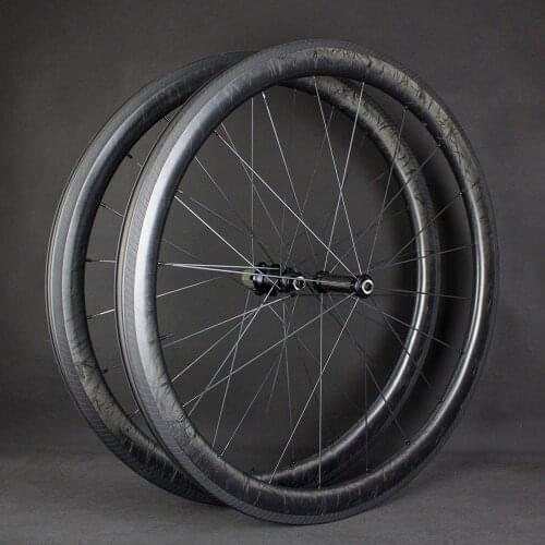 FIERCE Carbon Road Wheelsets Marble Glossy Front 60mm Rear 90mm Depth 700C RR13 AC3 Brake Track Pillar Aero Flat Spokes