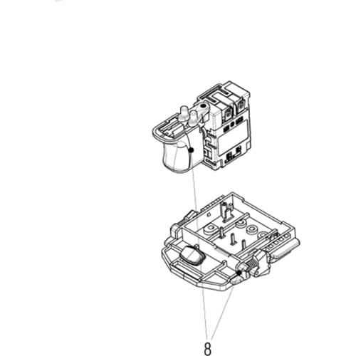 Switch for METABO PowerMaxxSSD12 PowerMaxxBS12 PowerMaxxBS12Q 343411940
