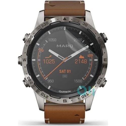 Soft TPU Clear Protective Film For Garmin MARQ Adventurer/Athlete/Driver/Captain/Aviator/Commander Watch Screen Protector Cover