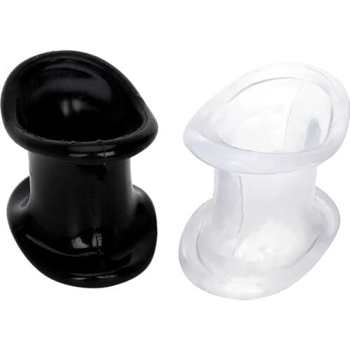 Soft Silicone Stretchable Ball Stretcher Scrotum Bondage BDSM Penis Ring Male Ejaculation Delay Rings Sex Shop Toys For Men 18