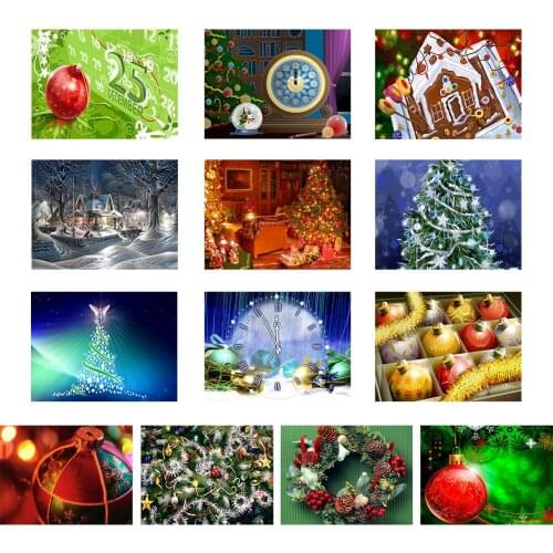 Christmas Hand Painted Oil Paint By Numbers Home Christmas Decor Hanging Painting Frameless Digital Painting Gift 40x50cm