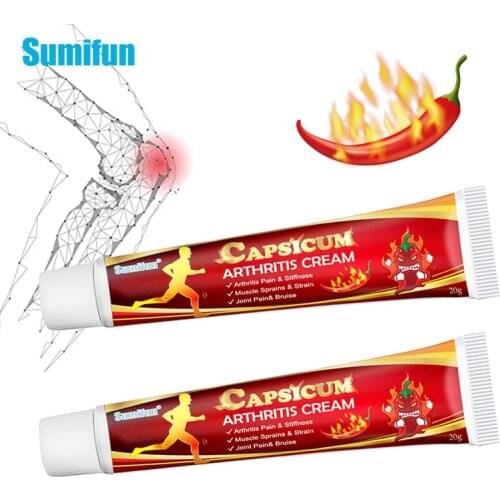20g Sumifun Capsicum Arthritis Cream Hot For Rheumatoid Arthritis joint Knee Pain Relief Chinese Medicine Ointment Pepper Cream