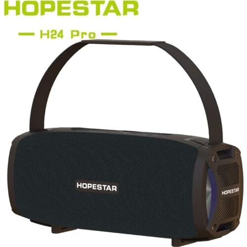 HOPESTAR-H24 Portable Bluetooth Speaker Wireless Column 3DStereo Playe Subwoofer Music Center Super Bass 2400mAh Battery BoomBox