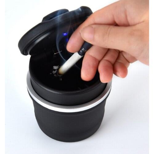 Car Led Ash Tray Ashtray Storage Cup For KIA Rio K2 K3 K4 K5 KX5 Cerato,Soul,Forte,Sportage R,Sorento Car Styling Accessories