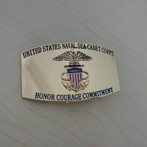 Manufacture your own logo belt buckle Mens high quality gold-plated metal belt buckle