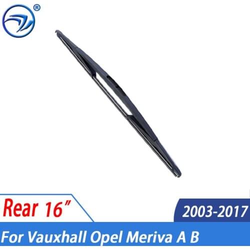 Wiper 16" Rear Wiper Blade For Vauxhall Opel Meriva A B 2003 - 2017 2016 2015 2014 Windshield Windscreen Rear Window