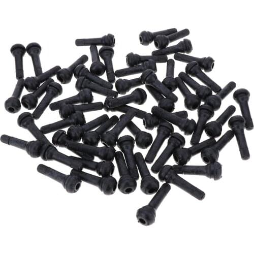 TR414 Snap-In Black Rubber Wheel Tire Valve Stems Replacement