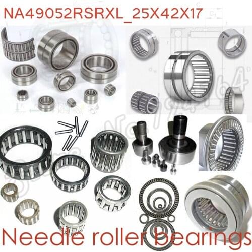 High quality 25mm diameter Needle roller bearings NA4905-2RSR-XL 25*42*17mm 25mmX42mmX17mm For Cars Motorcycles Machinery CNC