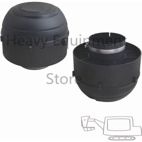 High Quality 6 Inch 130-3280 Waterproof Sun-Proof Air Filter Precleaner For Caterpillar John Deere Excavator Loader