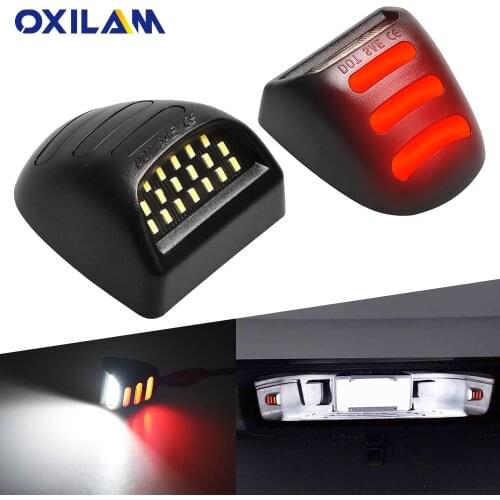 2x Number License Plate Lights Canbus LED Bulb Anti-Hyperflash Car Lamp For 07-13 Cadillac Escalade EXT 09-12 Chevrolet Traverse