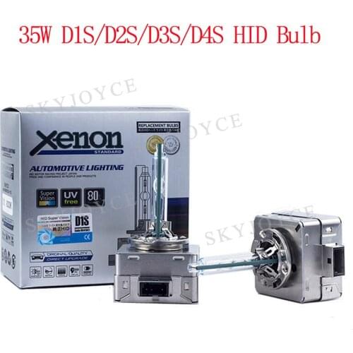 35W Xenon D1S D2S D3S D4S Car Headlight HID Bulb Lamp 4300K D1S D3S 6000K D2S D4S 8000K For TOYOTA LEXUS Audi Q3 Q5 Q7 A5 A4L
