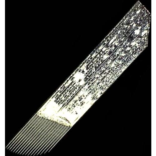 50mm 0.25mm Flex 17 Eyebrow Tattoo Superior Microblading Blades For Permanent Makeup Manual Pen 3D Eyebrow Embroidery