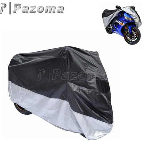 4XL Motorcycle Cover Outdoor Anti-UV Sunshine Dustproof Waterproof Polyester Protective Cover Universal Motorbike Scooter Bikes