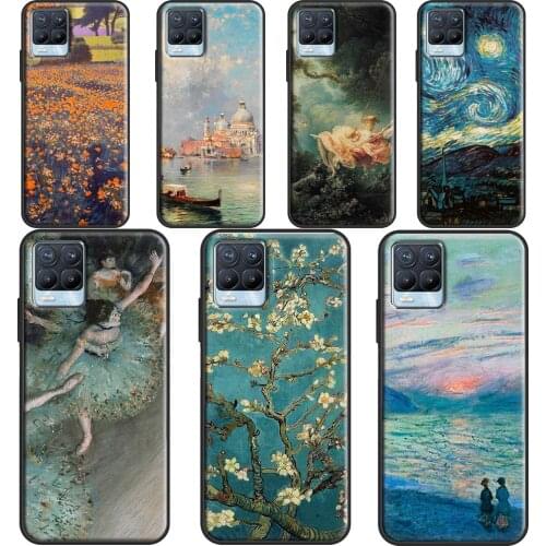 Iconic Painting Famous Art Phone Cover For OPPO Realme Q3 6 7 8 Pro C3 C11 C21 GT Neo OnePlus 9 Pro 8 Pro 8T 9R Case