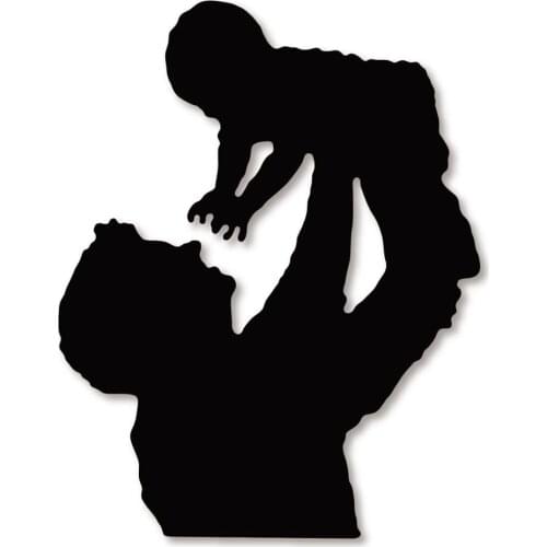 ForeWan Father & Baby Frame Craft Metal Steel Cutting Dies Paper Cards Making Embossing Die Cuts For Diy Decor Scrapbooking