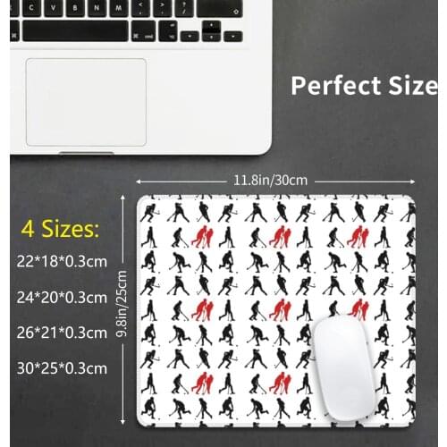 Field Hockey Spieler Mouse Pad DIY Print Fieldhockey Pop Art Hookfreaks Hockey Makes My Day I Love