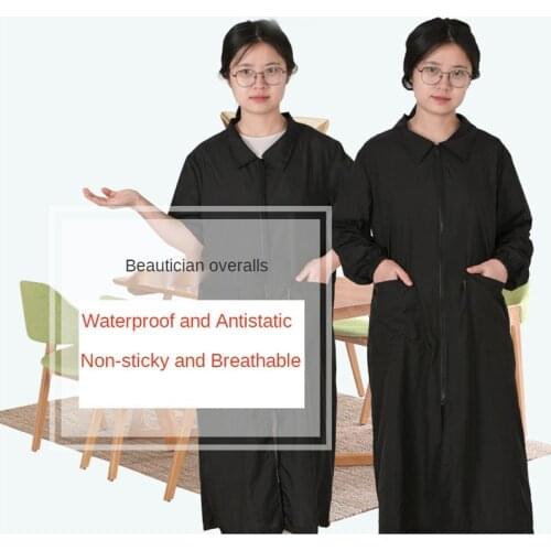 Pet Grooming Overalls Long Sleeve Dog Bath Waterproof Work Clothes Anti-static Beauty Clothing Hair Salon Hairdressing Uniform