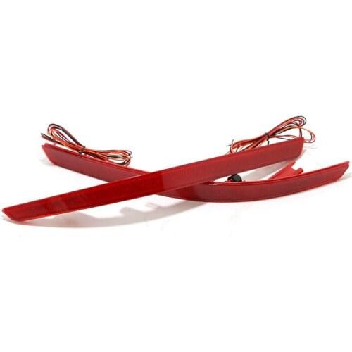 A SET For Kia Optima Magentis K5 2011 2012 2013 LED Rear Bumper Reflector Warning Tail Light